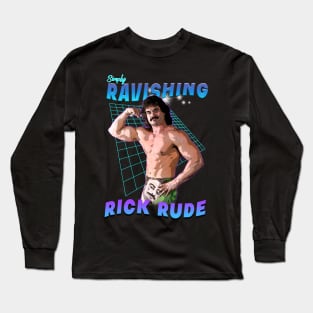 retro rick rude Long Sleeve T-Shirt